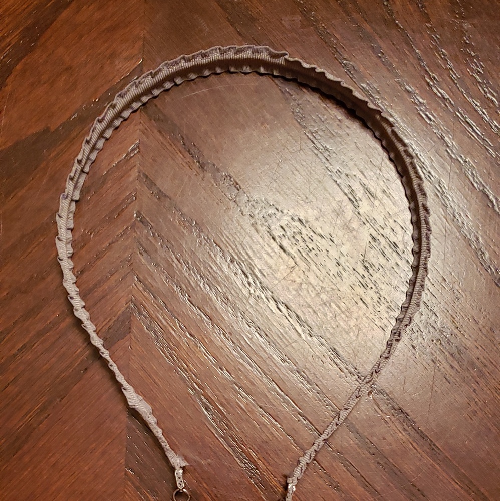 Gray Pearl Earring Headband - Picture 2 of 7